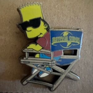 Bart Simpson Directing Chair collectors pen